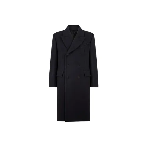 TOM FORD Мужское пальто морского синего цвета