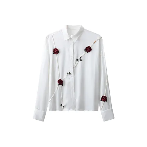 EDRPIUS Белый Унисекс Рубашки