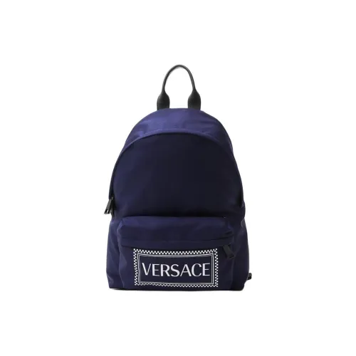 VERSACE Ткань Рюкзак Мужской Синий
