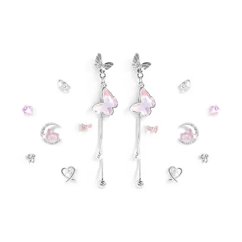 COPI Сплав Синтетический кубический цирконий Серьги-гвоздики Унисекс