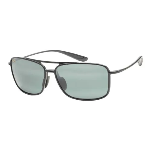 Maui Jim Пластик Aviator Солнцезащитные очки Мужской Черный