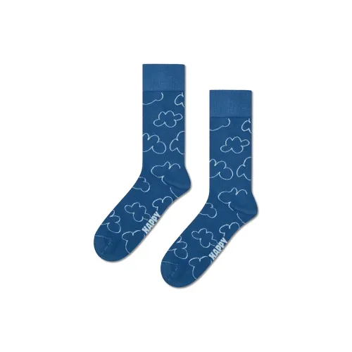 Happy Socks Blue Unisex MID Носки до икры