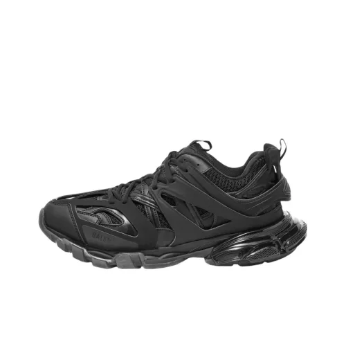 Balenciaga Track 1,0 Low Топ Толстая подошва Кроссовки Мужские Черные