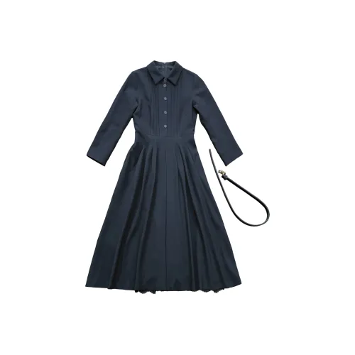 PGKZ Черные Женские Длинные Платья с Длинными Рукавами