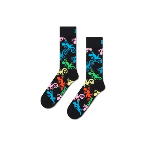 Happy Socks Черные Унисекс MID Носки до икры