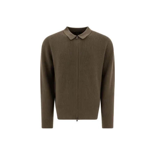 VINCE Зеленый Мужской Трикотаж