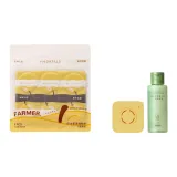 Трехкомпонентный комплект: Урожай для влажного использования, розовый, 8 шт. + розовый держатель + очиститель для косметических инструментов, 65 мл