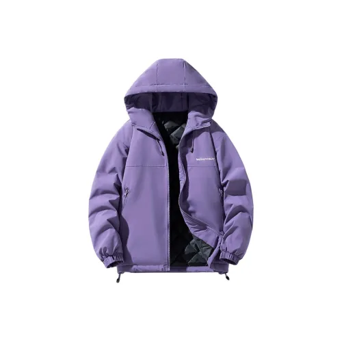 HATCHESSEL С капюшоном хлопковый пуховик унисекс