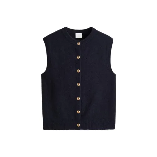 H M Морской Синий Женские Майки