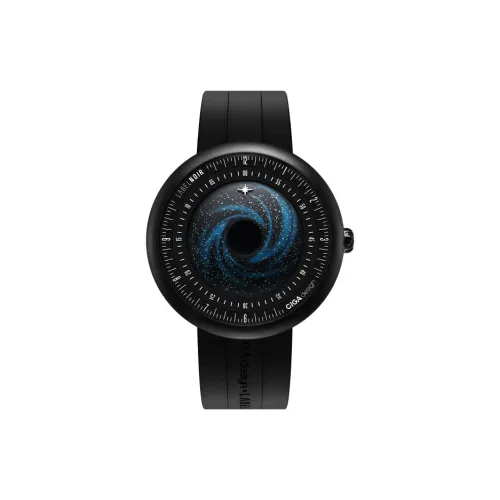 CIGA Design Laberl Черный Логотип Co Branded Edition Автоматический Механический Механизм Резиновый Ремешок для Часов