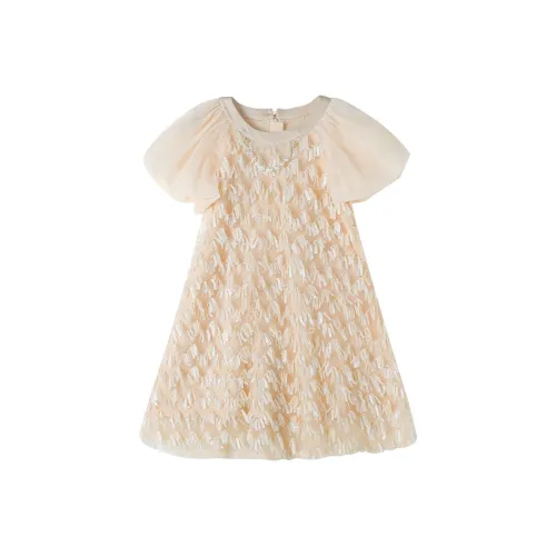 YUANYUAN GIRL Шампанское Kids Платья
