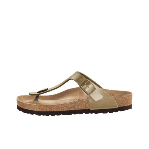 Birkenstock Gizeh EVA Устойчивые к истиранию Шлепанцы Женские Золотые