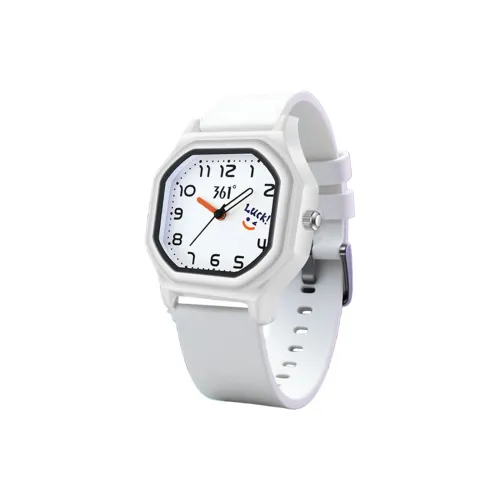 361° Кварцевый механизм силиконовый ремешок унисекс белый циферблат