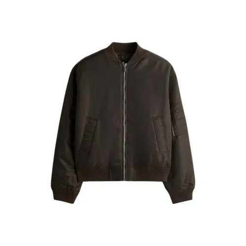 H M Темный хаки зеленый мужской куртки