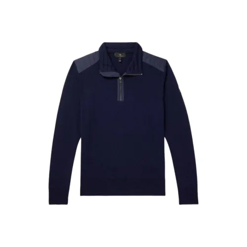 Belstaff Темный Чернила Мужские Свитера