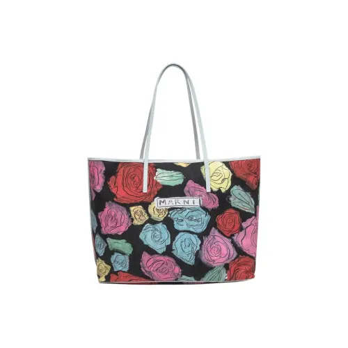 MARNI Cotton Сумка через плечо Маленькая Женская Черная