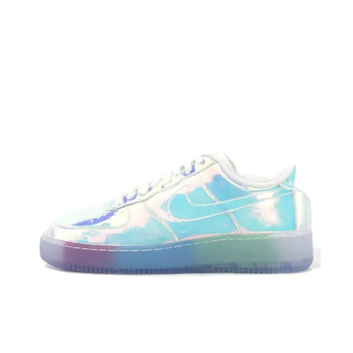 Nike Air FORCE 1 Low Топ Скейтборд Кроссовки Мужские Светло-Синие Фиолетовые