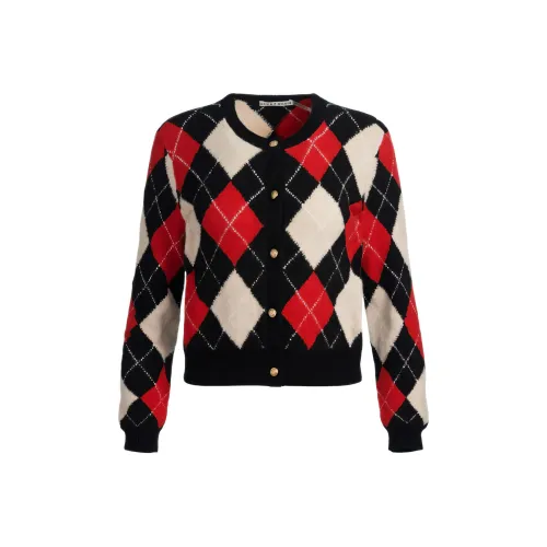 ALICE+OLIVIA Черный Красный Белый Многоцветный Женские Свитера