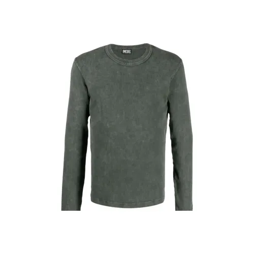 DIESEL Серый Мужской T-Рубашки