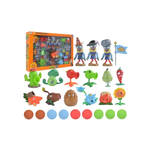 RONGDAFENG Растения против Зомби Полный комплект с функцией запуска Kids' Toys Мерч по IP