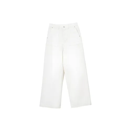 ZIMO Белый Женские Повседневные Брюки