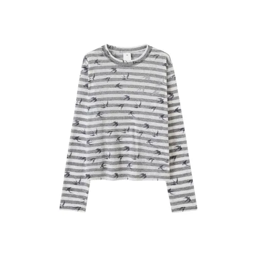 CONP Серый Белый Унисекс T-рубашки