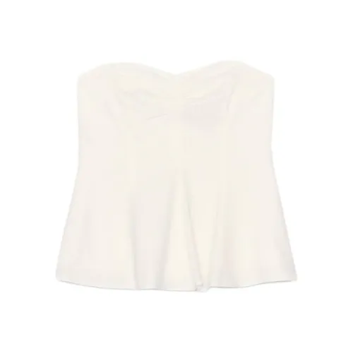 ZARA Морозный Белый Женский Топ Без Рукавов