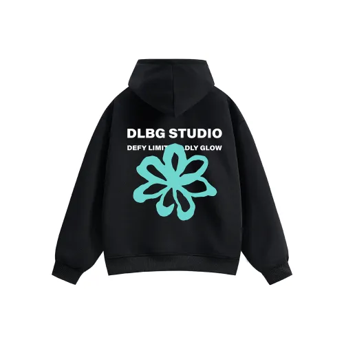 DLBG С капюшоном с оборванными плечами худи унисекс