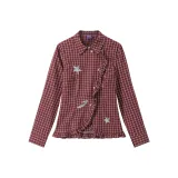 Красный укороченный