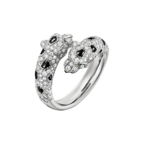 Кольца Cartier 18K Белое золото Женское серебро