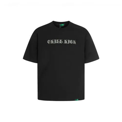 ChillHigh Тяжелый 100% хлопок Круглый вырез Свободный крой Уличный стиль Повседневный Короткий рукав Футболки Унисекс