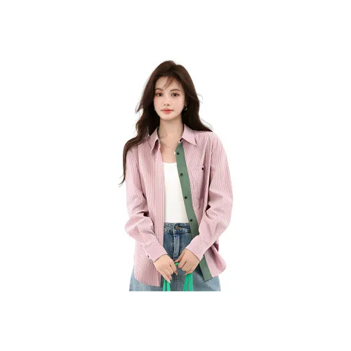 HUICUIGE Розовые Женские Рубашки