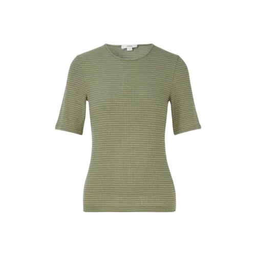 VINCE Зеленые Женские T-рубашки
