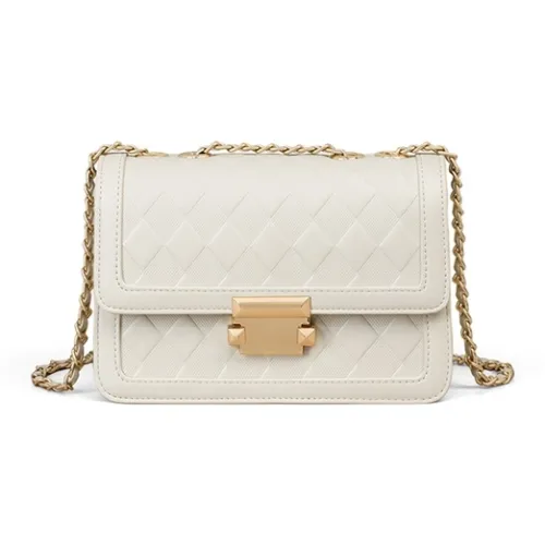 VINEY Коровья кожа Сумка через плечо Стандартная Женская Milkshake Белый