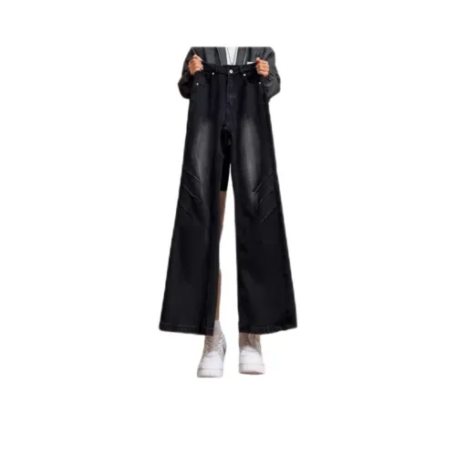 PAINT STAIN Черные Мужские Джинсы