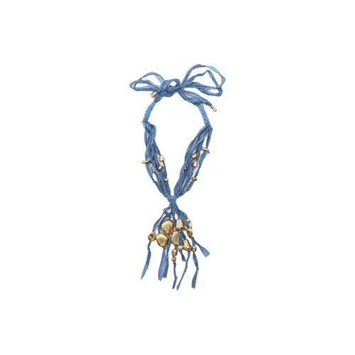 ZARA Пластик Ожерелья Женские Золотой