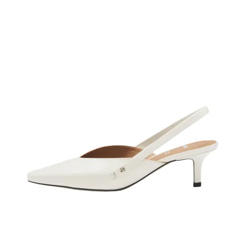 Hugo Boss Женская обувь Узкий каблук Высокие каблуки 5 см Женская Кремово-белая