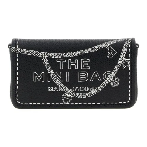 MARC JACOBS Сумка через плечо из коровьей кожи Mini Женская Черная