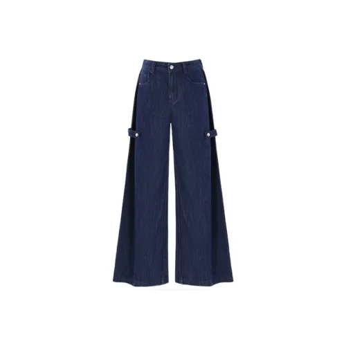 JOSR Темно-синий женский джинсы