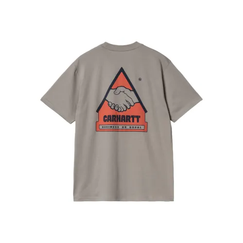 Carhartt WIP FW24 Mist Gray Унисекс T-рубашки