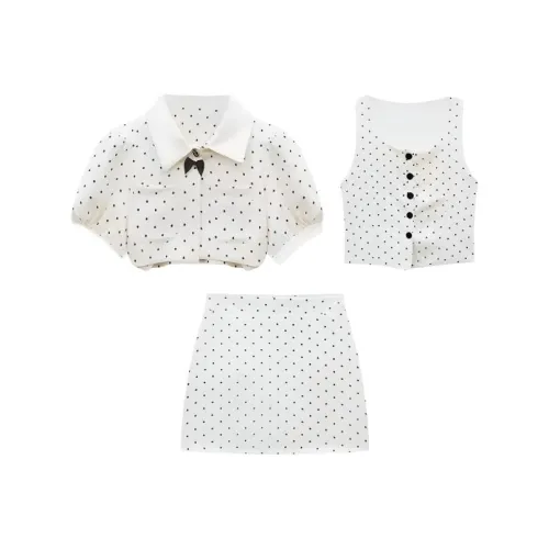 HUINIAN Куртка+Жилет+Короткая Юбка Высокого Качества Женские Комплекты с Юбкой