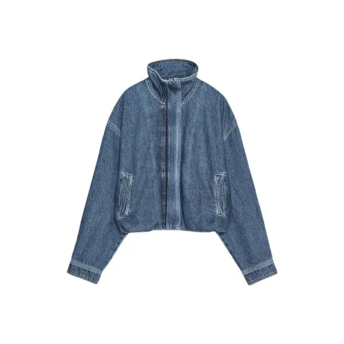 ZARA Trf Blue Women's Denim Jackets