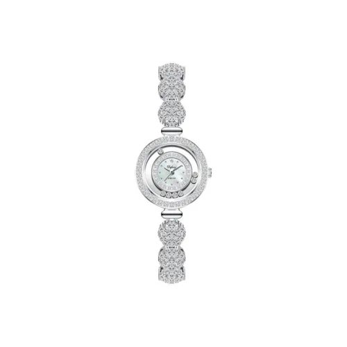 Difeini Sparkling Rhinestone Goddess Collection Huafanzi Кварцевый механизм стальной ремешок женские часы серебристый циферблат