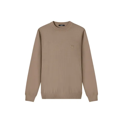 LIU·JO UOMO Коричневый Мужской Свитеры