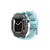 Прозрачный черный + синий