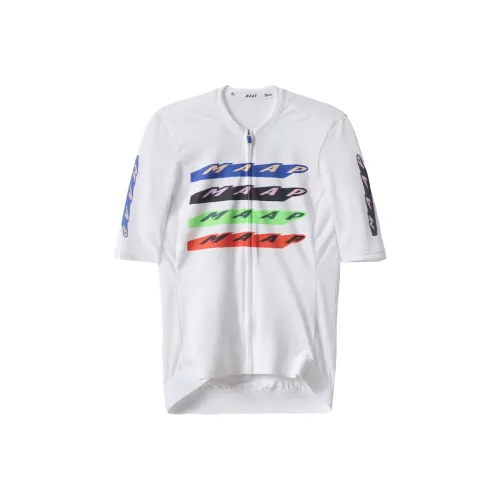 MAAP Короткий рукав Велосипедная одежда Женская Белая