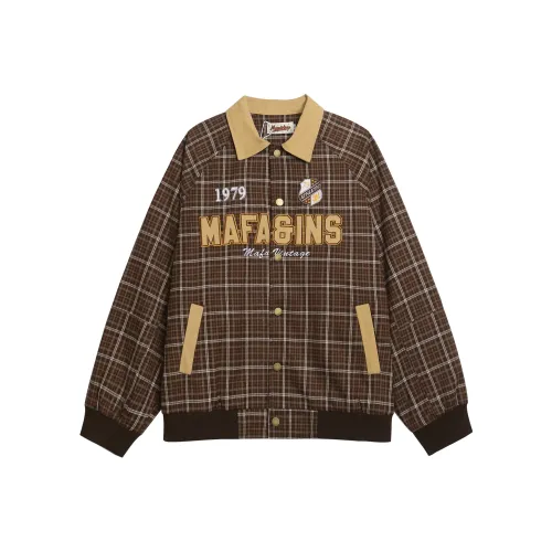 WAYHWEI Кофейный Унисекс Пуховики