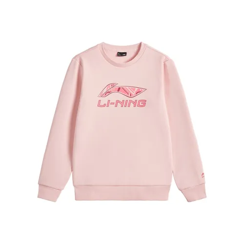 LINING Новый Кораллово-розовый Школьный возраст Толстовки