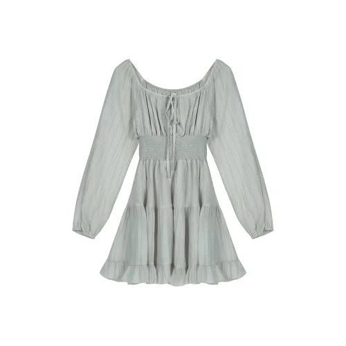 SEAR OFFICIAL Длинное платье с длинными рукавами женское