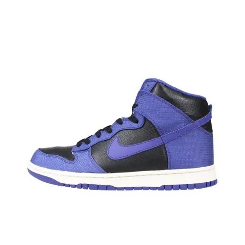 Nike Dunk High Топ Скейтборд Кроссовки Мужские Фиолетовые Черные